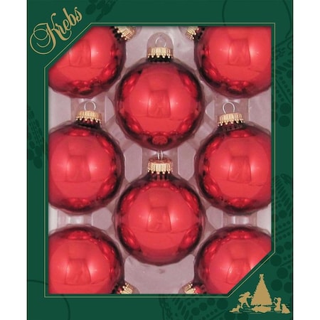 Christmas By Krebs Christmas by Krebs Christmas Red Ball Ornament CBK70159